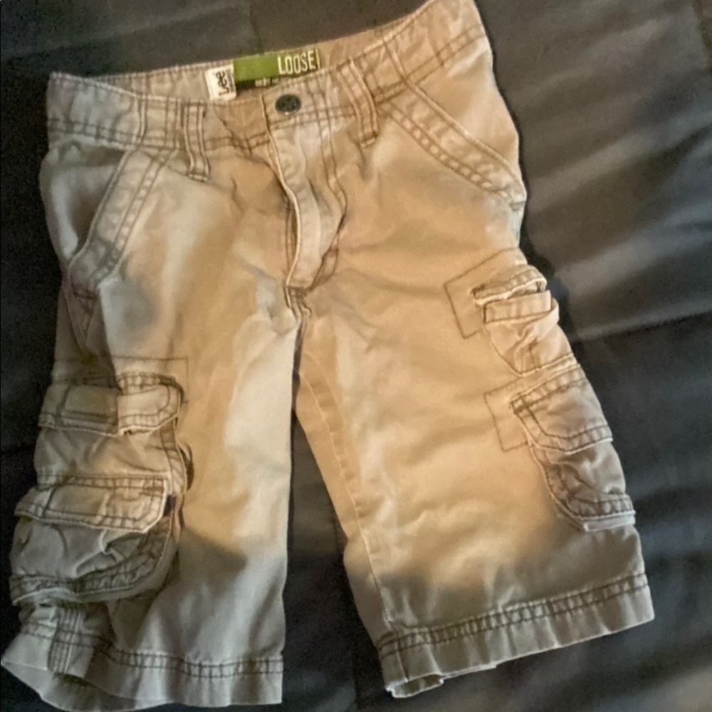 Lee Kids Tan Cargo Shorts